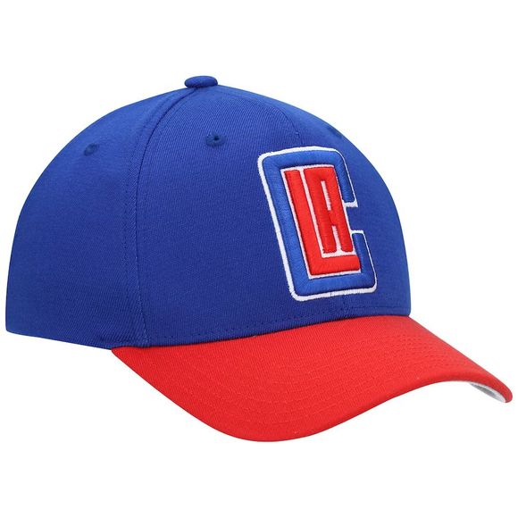 Mitchell‎ & Ness Los Angeles LA Clippers Snapback Hat Cap Two-tone Royal/Red New - Picture 3 of 16